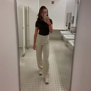 Aritzia Wilfred Linen Trousers